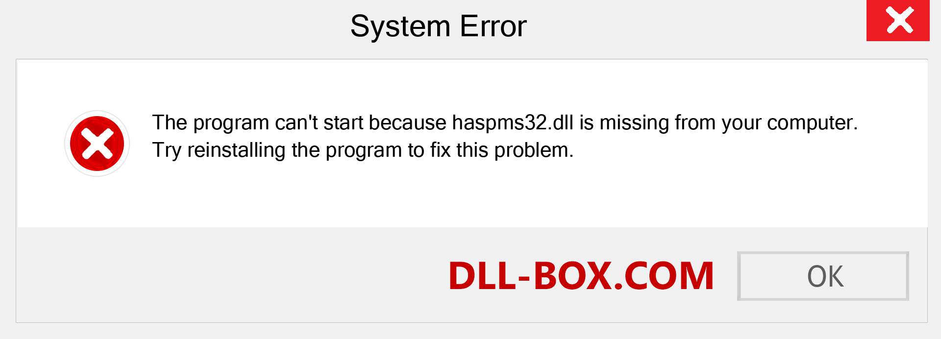  haspms32.dll file is missing?. Download for Windows 7, 8, 10 - Fix  haspms32 dll Missing Error on Windows, photos, images